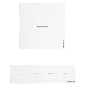 Supreme Fuck The World Stickers
